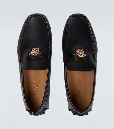 versace jeans badslippers|Versace loafers for men.